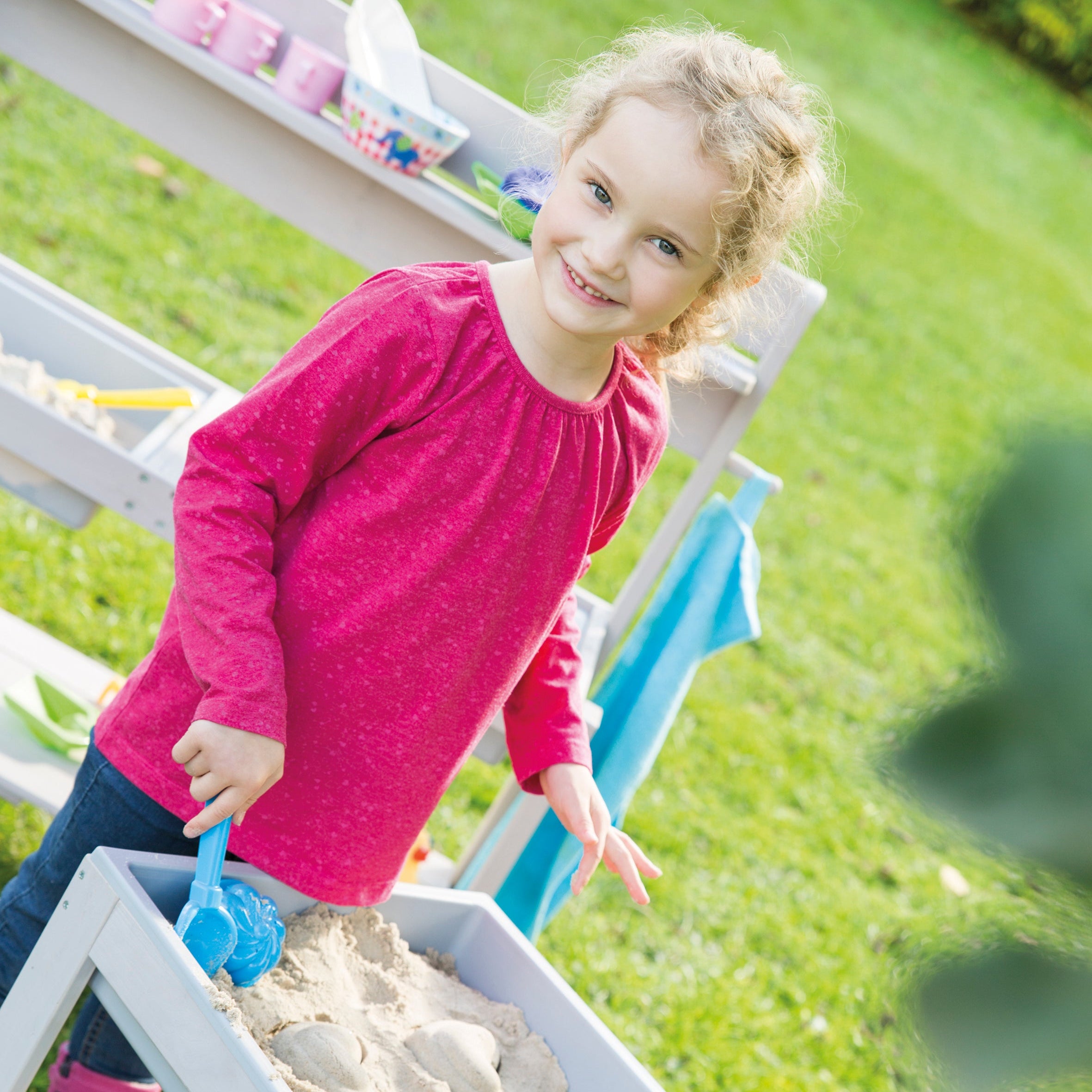 Roba 456008GA Outdoor Spieltisch +Spielwanne grau – Outdoor + - Produktbild 2