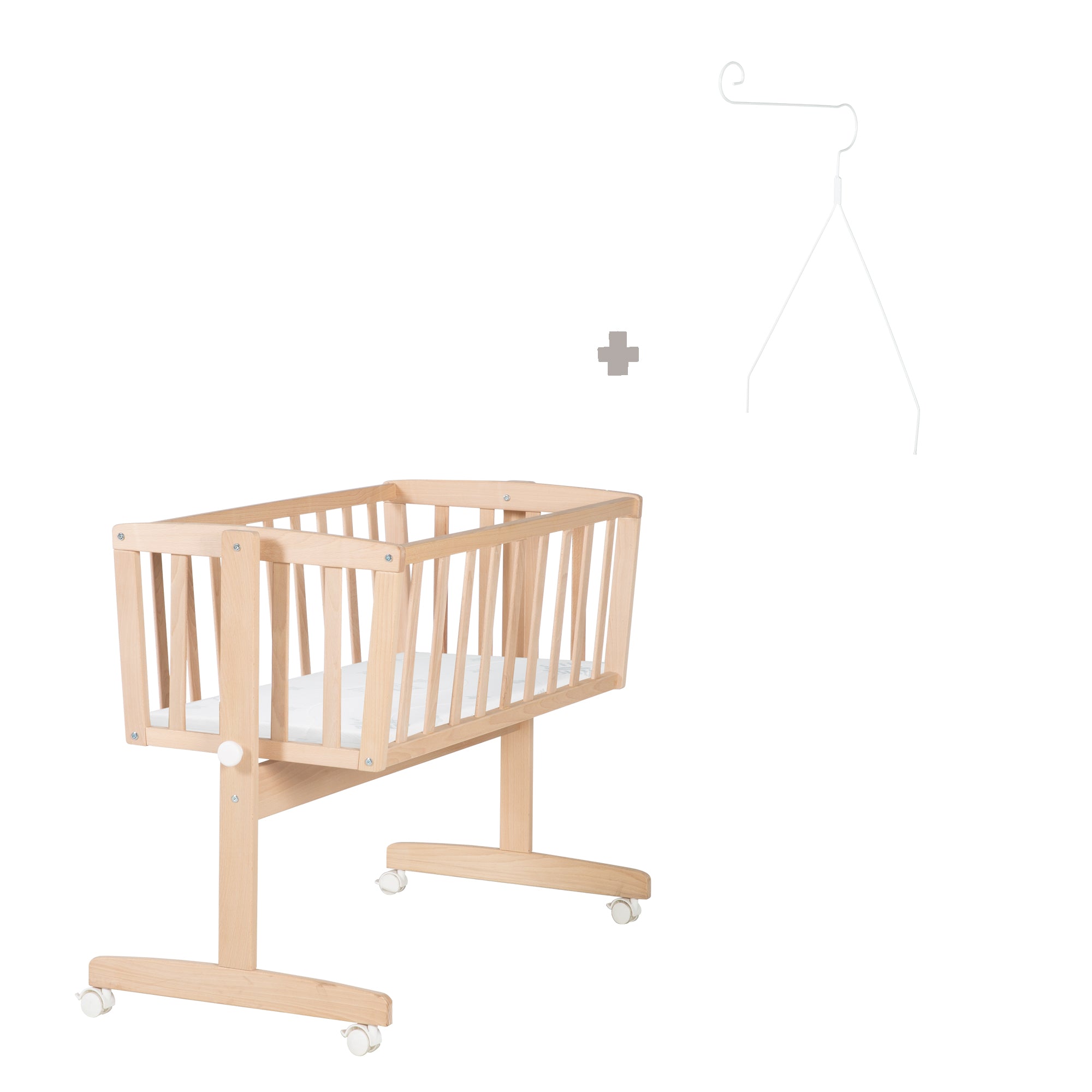 Roba 8955NAS148 Komplettwiegenset Adam & Eule Bio Buche natur - Produktbild 9