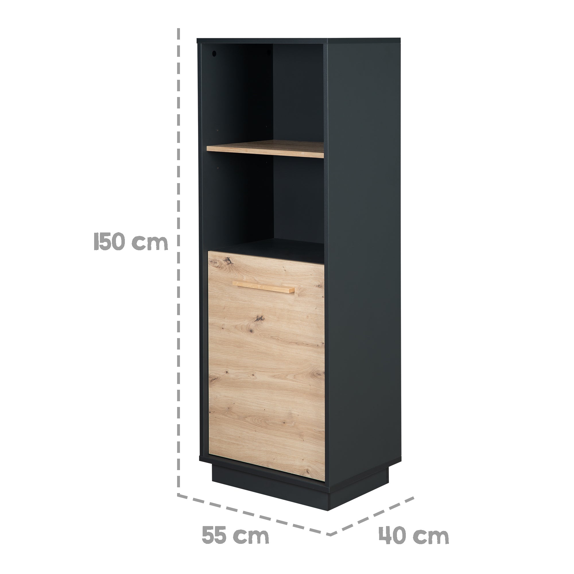 Roba 1311849 Standregal Lenn anthrazit - Produktbild 3