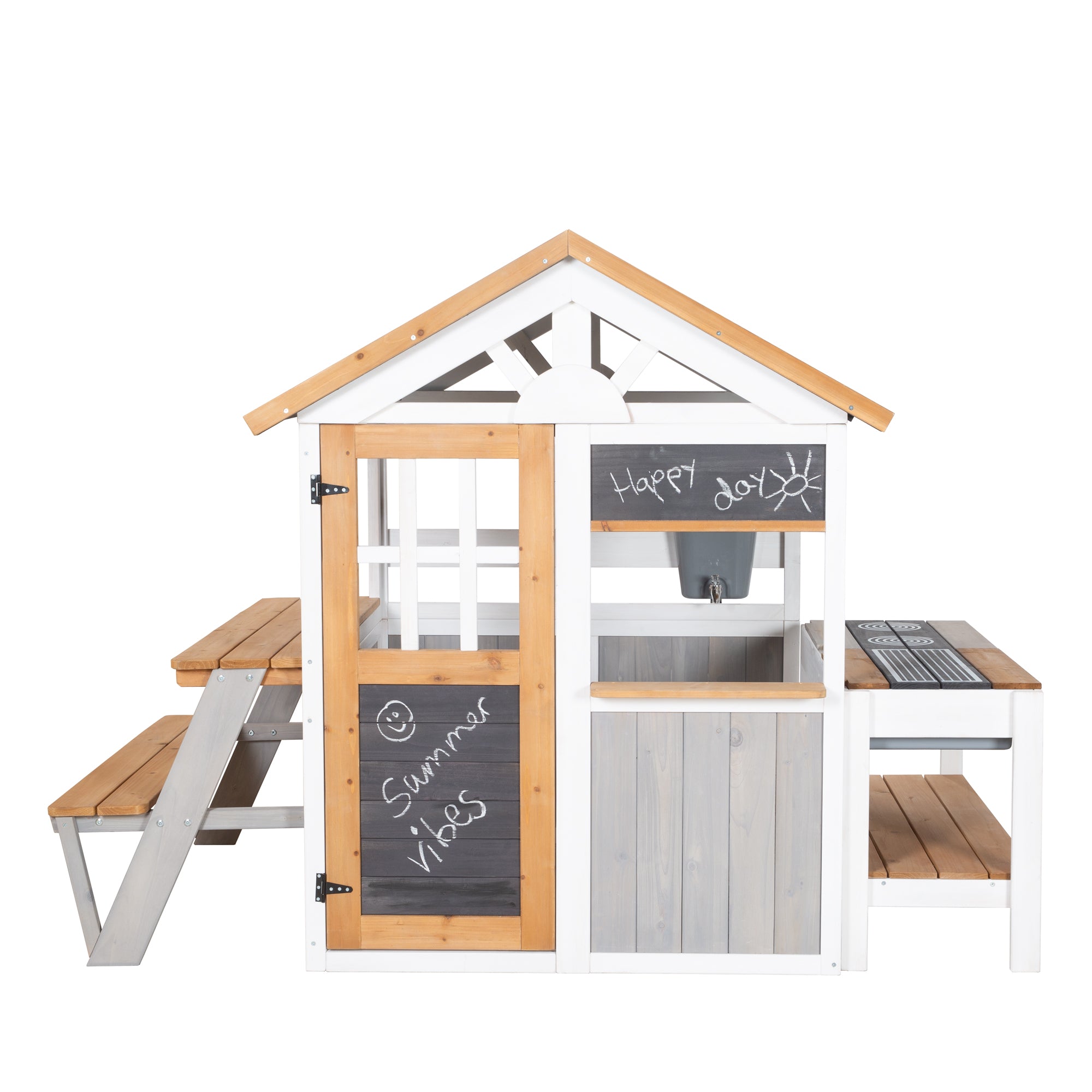 Roba 456066 Spielhaus mit Tischset & BBQ-Küche – Outdoor + - Produktbild 5