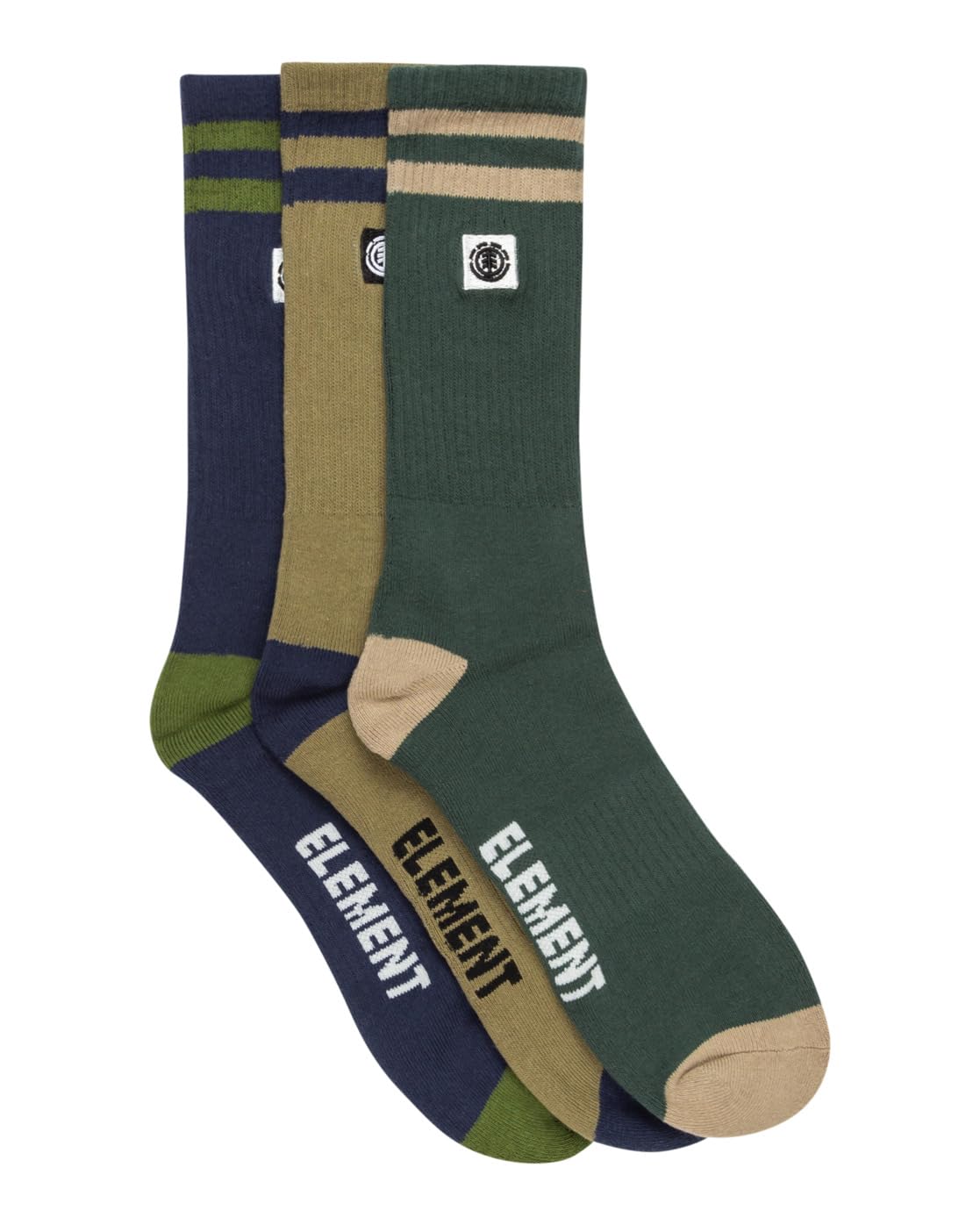 Element 2Tone Icon 3Pk – Skatesocken für Männer