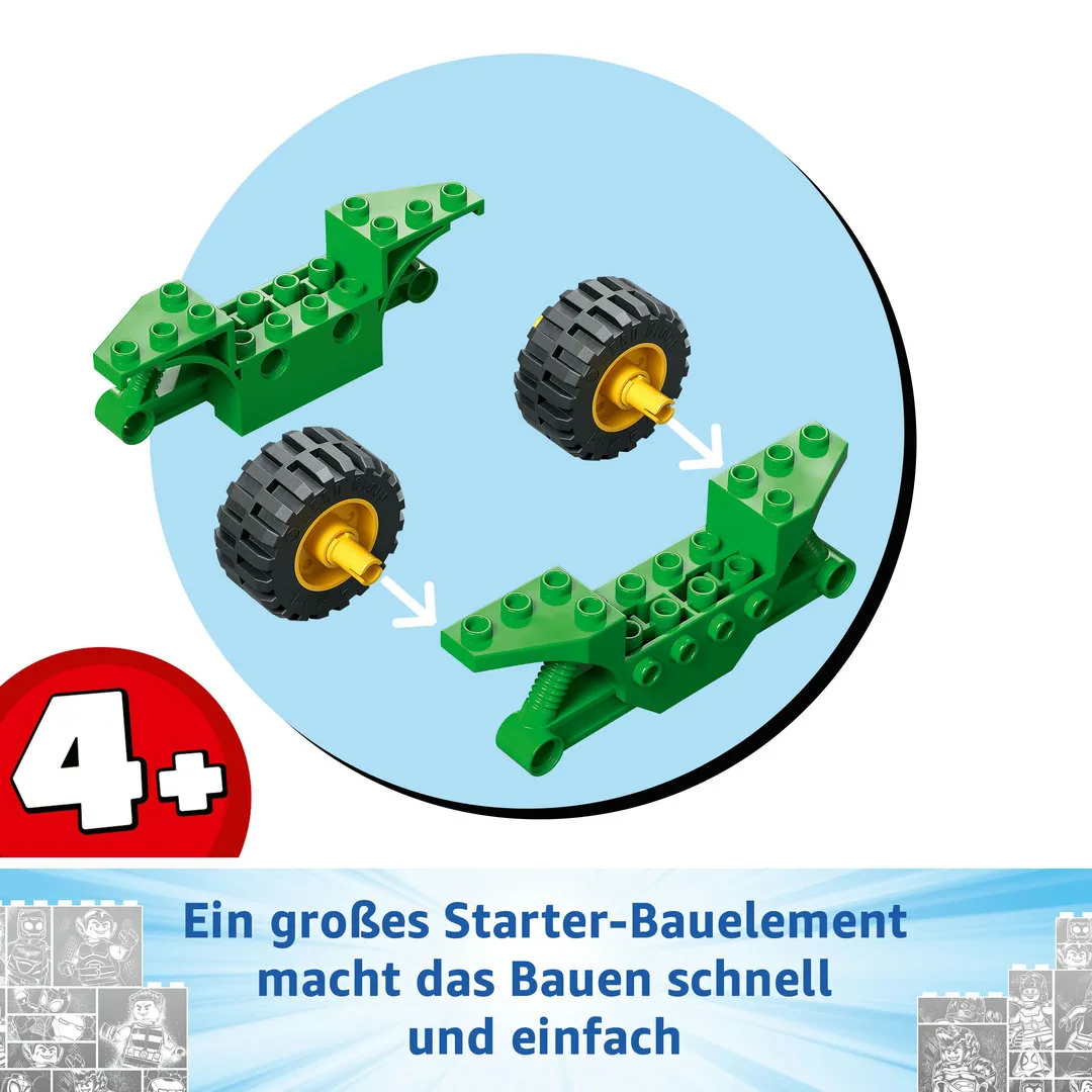 LEGO® Spidey und seine Superfreunde 11198 Actionspaß mit Spin und Electro in ihren Dino-Flitzern