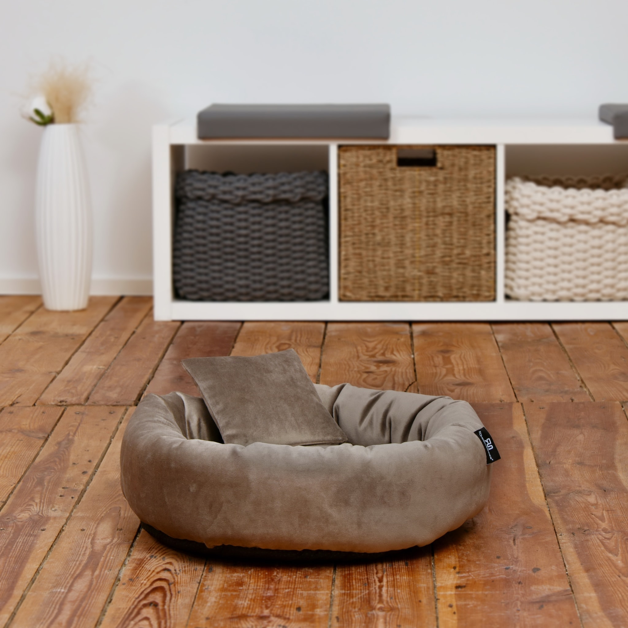 Rohrschneider RS 22236.128 Kuschelinsel Velvet taupe Gr. S – Haustiermöbel