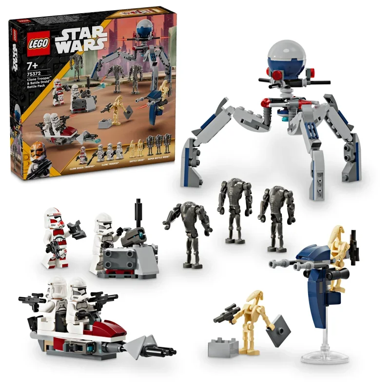 LEGO, 75372, Star, Wars, Clone, Trooper, &, Battle, Droid