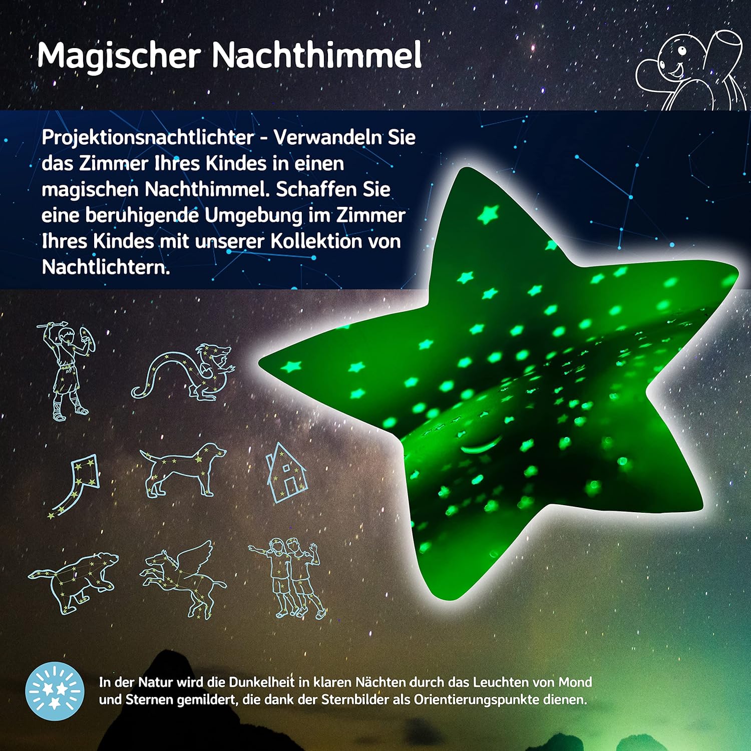 cloud b Einschlafhilfe Twilight Turtle blue, Nachtlicht