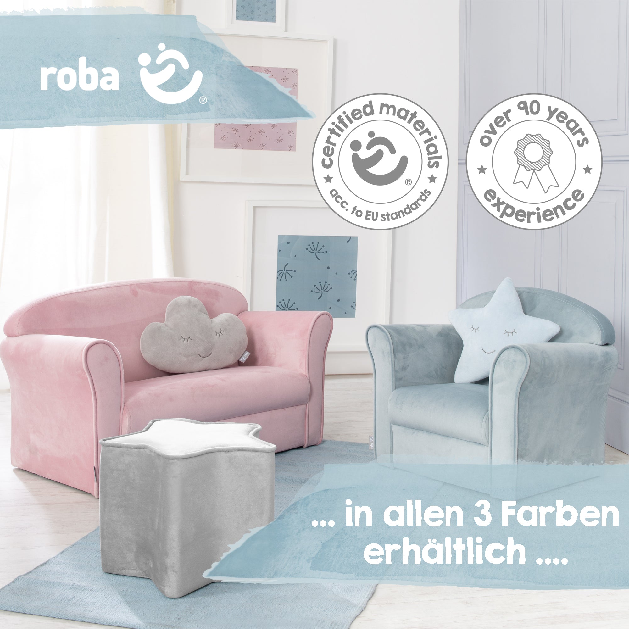 Roba 450121SY Kindersessel sky – Spielmöbel - Produktbild 6