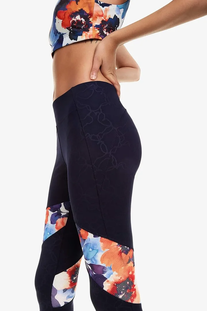 Desigual Legging Camo Flower Damen GR. L 19SONK02 5096
