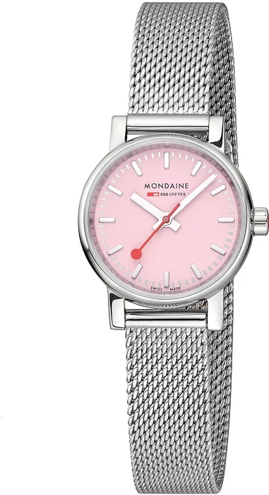 Mondaine, evo2, 316L, Stainless, steel, Rot, MSE.26130.SM