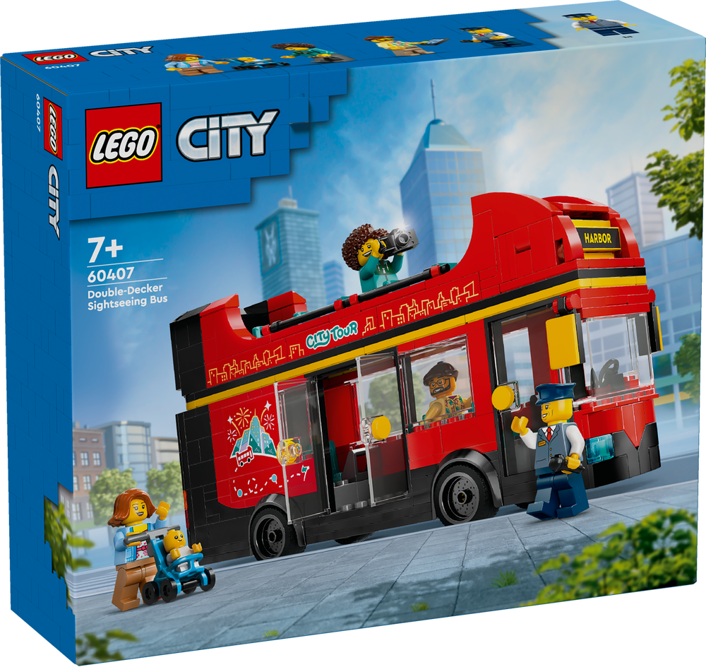 LEGO 60407 City Doppeldeckerbus LEGO, 60407, City, Doppeldeckerbus, Bus, Transport, Fahrzeug, Werbung, Person