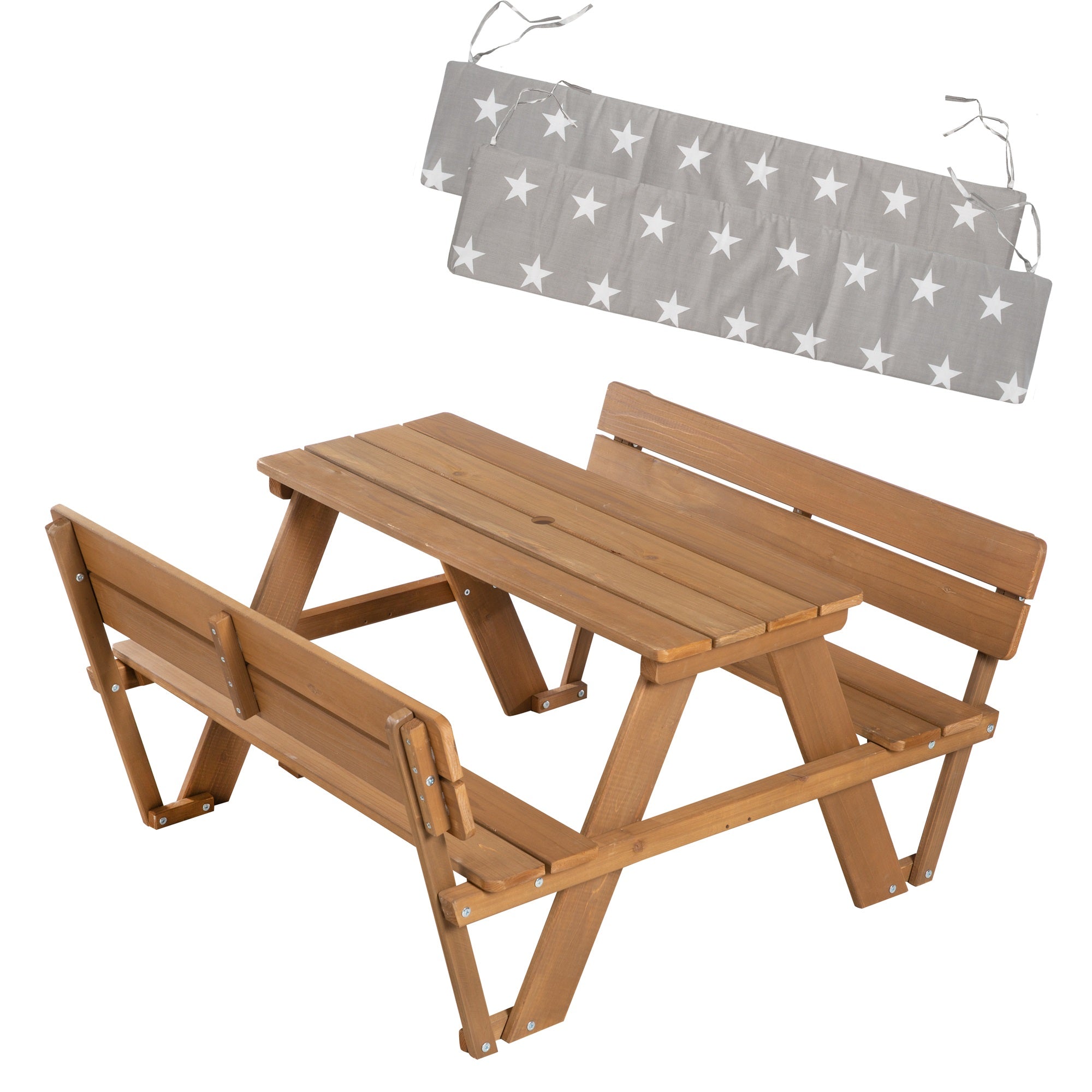 Roba 456007TE Kindersitzgruppe Outdoor+, Lehne teakholz farben – Outdoor + - Produktbild 10