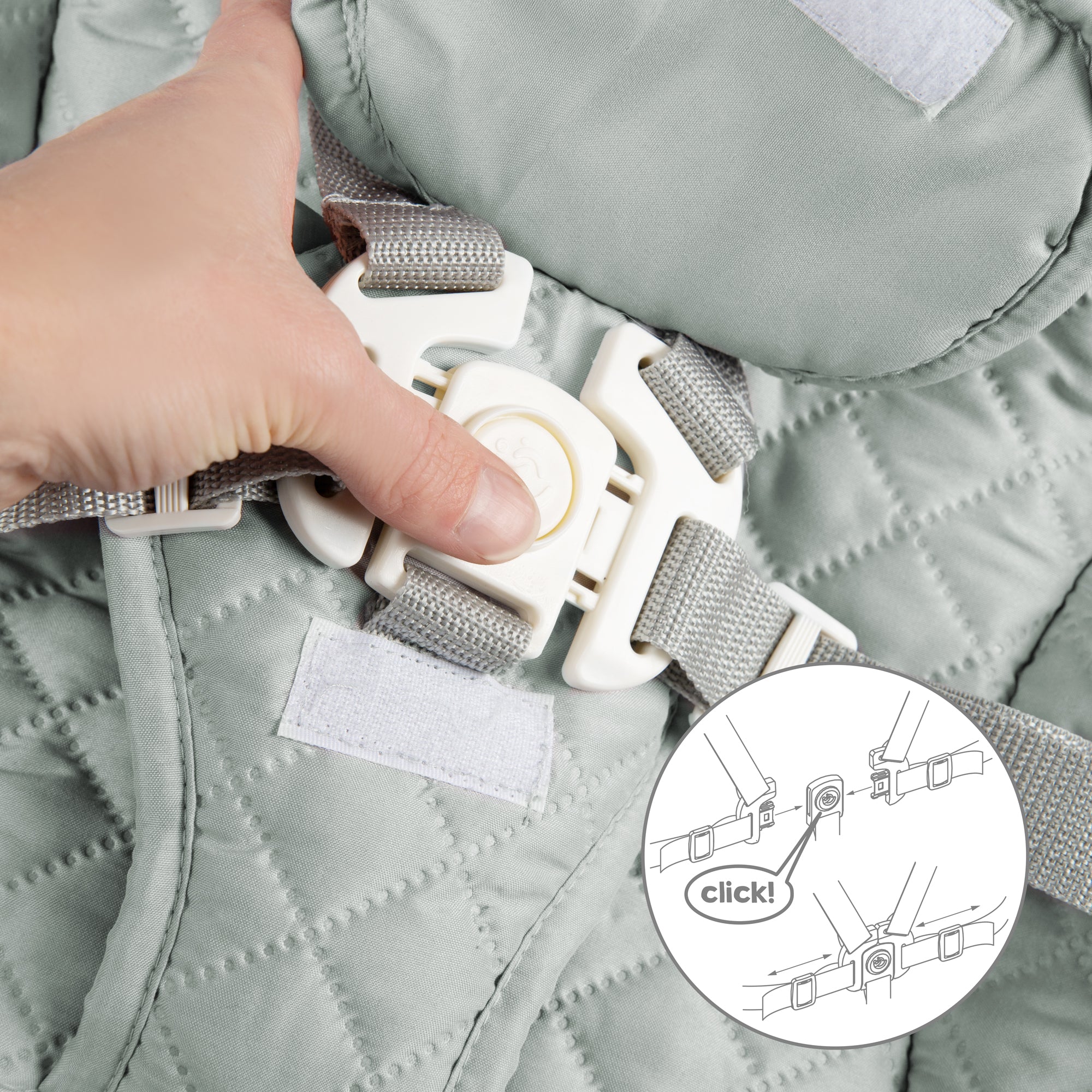 Roba 75063WEV241 Treppenhochstuhl, Set 2in1 Frosty green weiß - Produktbild 8