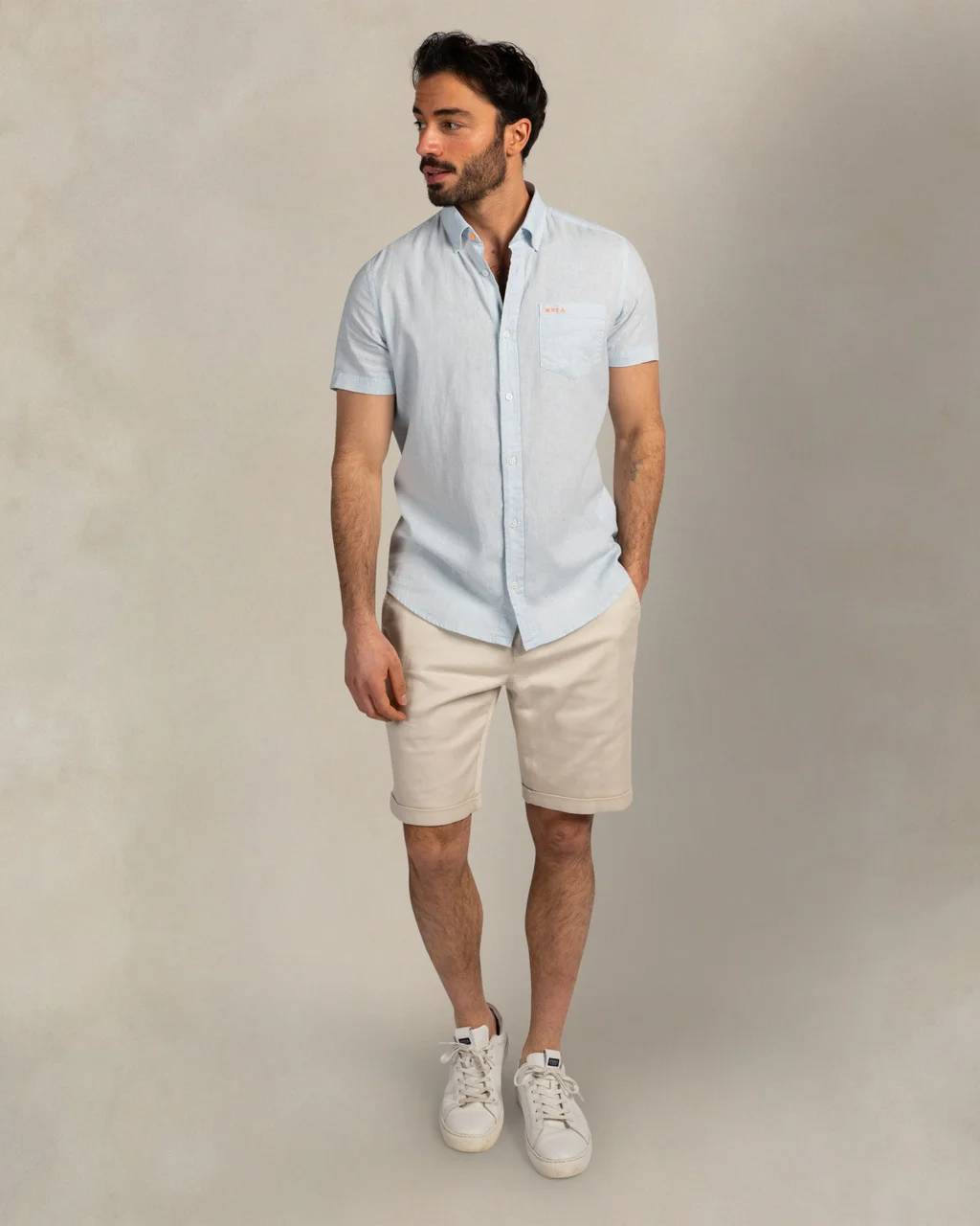 NZA 26CN506SBM Hemd - Kurzarm / Hellblau - Bild 3