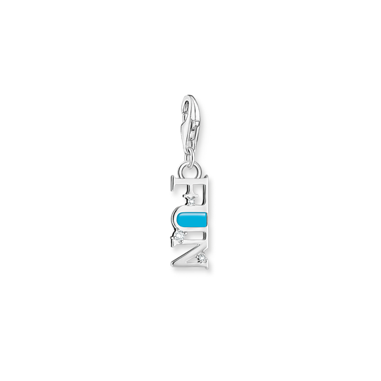 Thomas Sabo Anhänger Charm-Club 925 Sterling Silber Kaltemail Zirkonia Türkis Charmista Charms 2009-041-17 Thomas, Sabo, Anhänger, Charm-Club, 925, Sterling, Silber, Kaltemail, Zirkonia, Türkis, Charmista, Charms, 2009-041-17, Flasche, Besteck