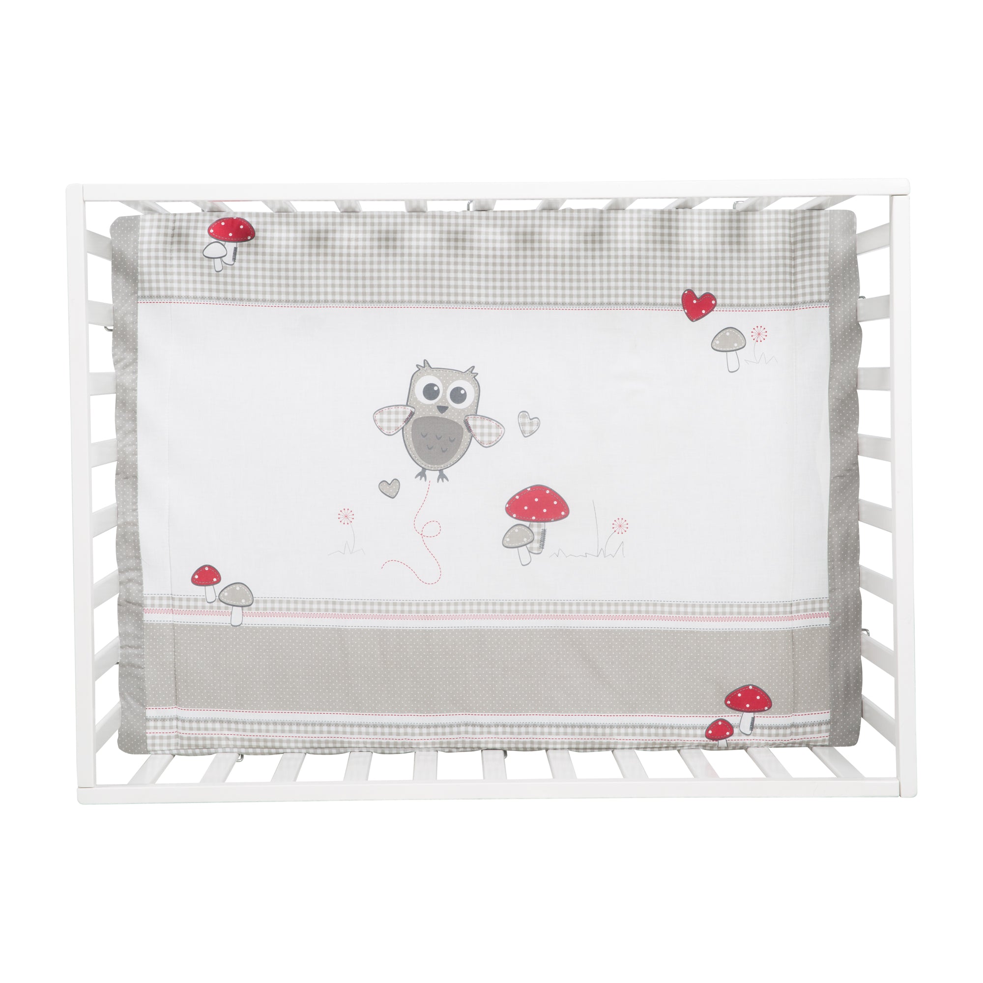 Roba 0241WES148A Laufgitter 100x75 cm Adam & Eule weiß - Produktbild 7