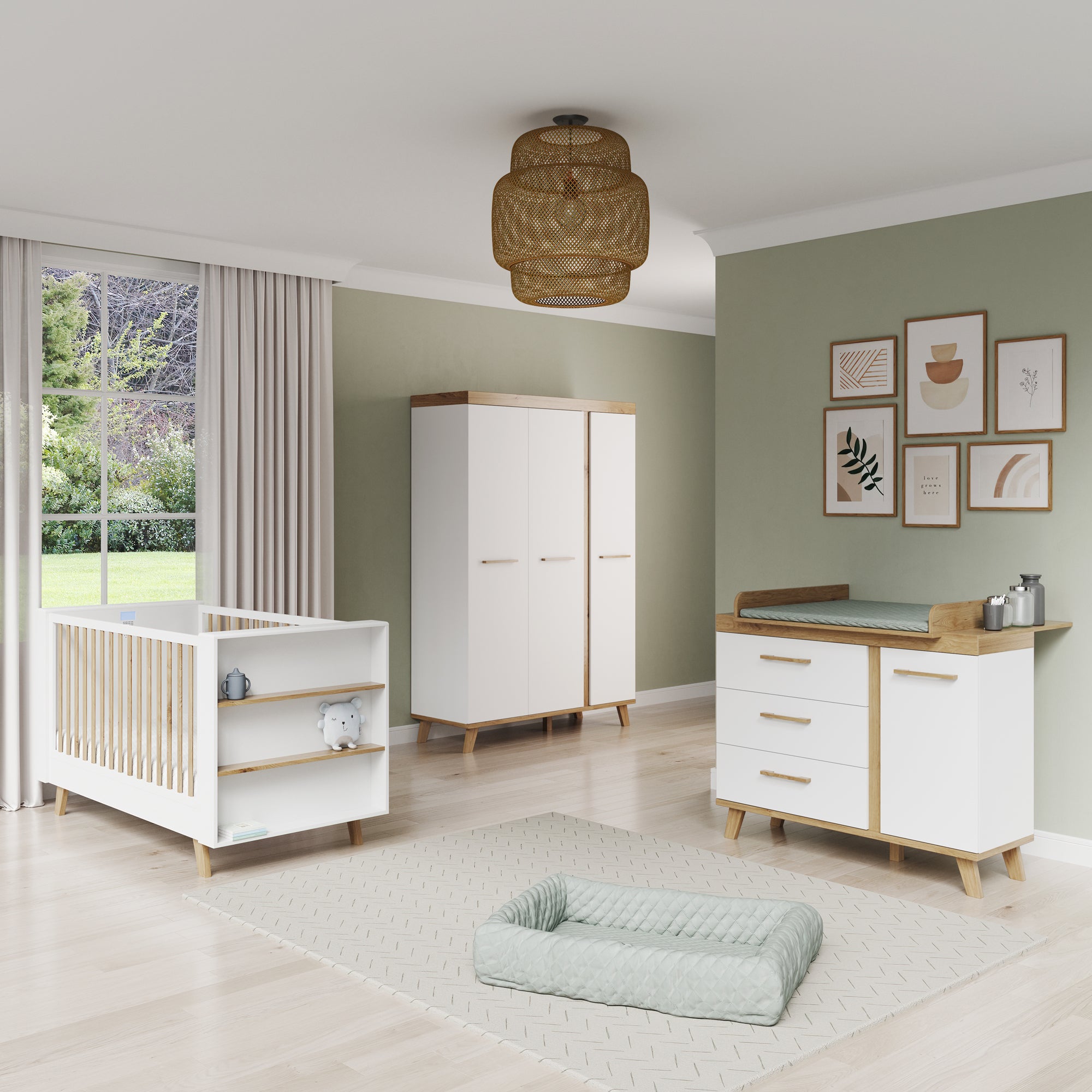 Roba 1732847 Wickelkommode breit Smile weiß - Produktbild 2