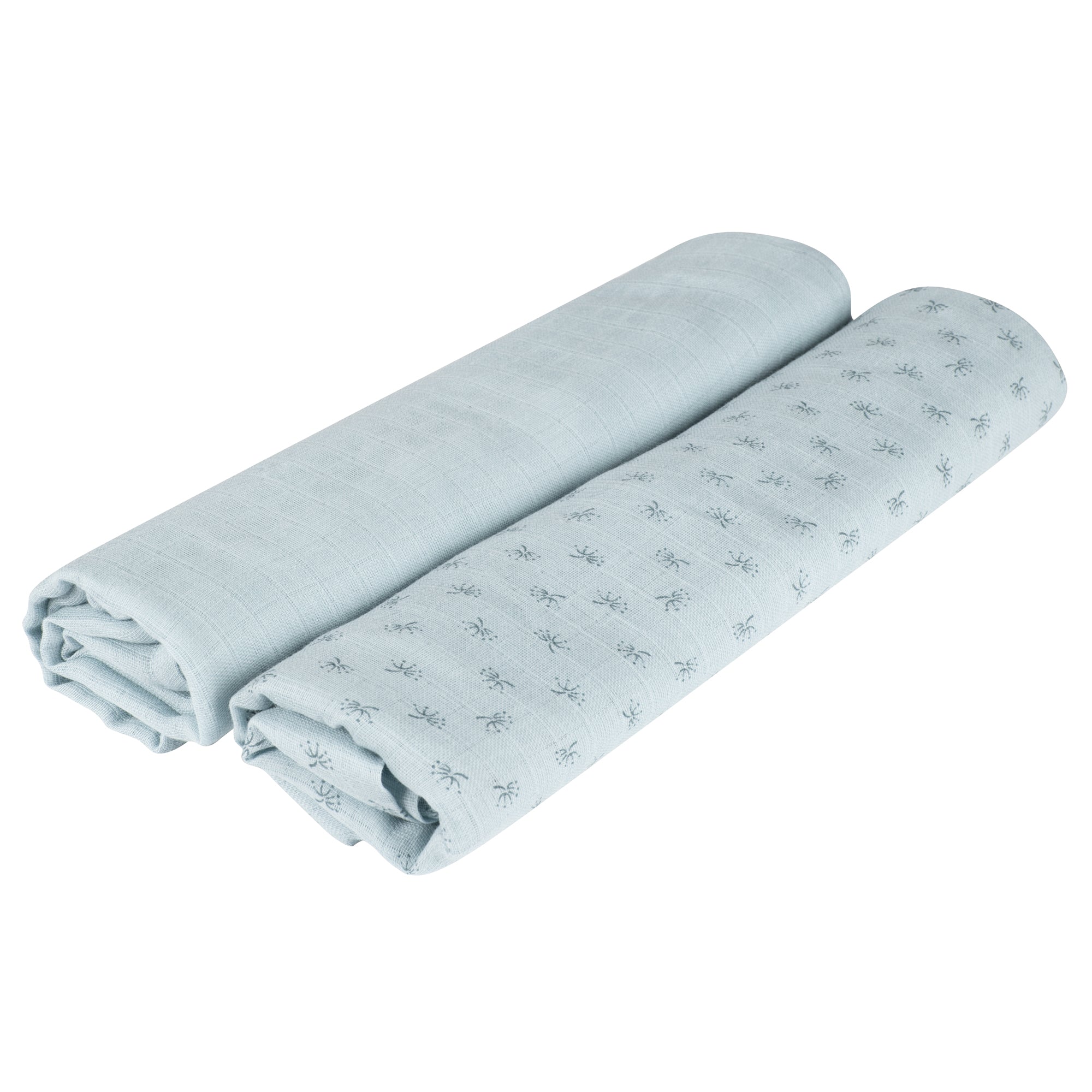 Roba 306130G228 2er Puck-/ Stilltuch Lil Planet türkis hell blau – Krabbeldecken - hell blau - Krabbeldecken - Produktbild 1