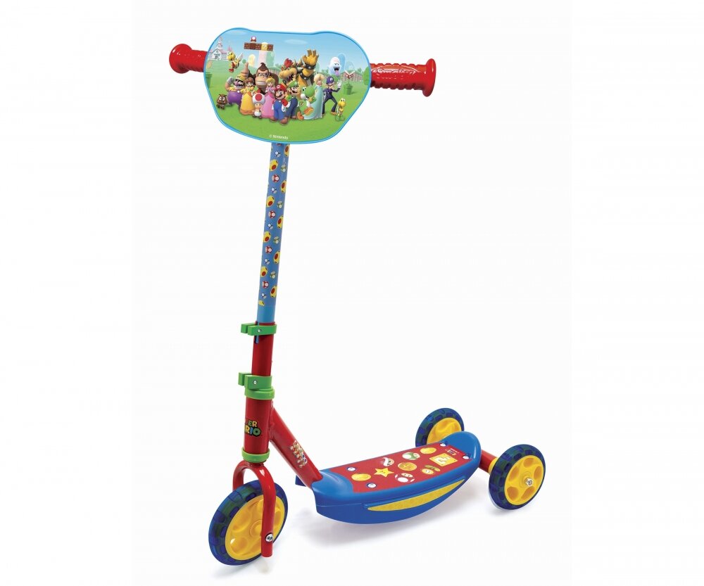 Smoby_Super_Mario_Roller,_3_Räder, Roller, Transport, Fahrzeug, Rad, Spielzeug