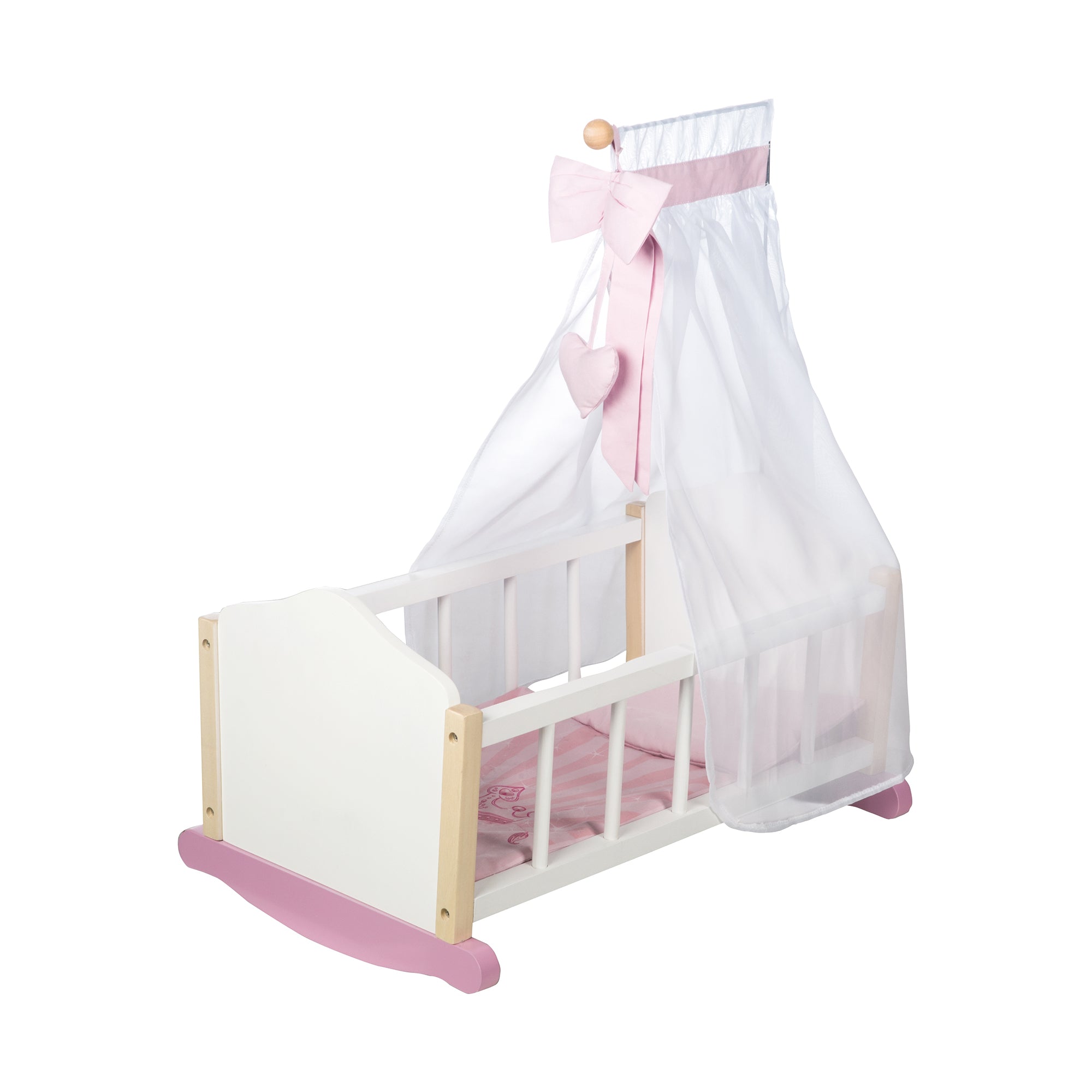 Roba 490035984 Puppenwiege Scarlett weiß – Puppenmöbel & Häuser - weiß - Puppenmöbel & Häuser - Produktbild 1