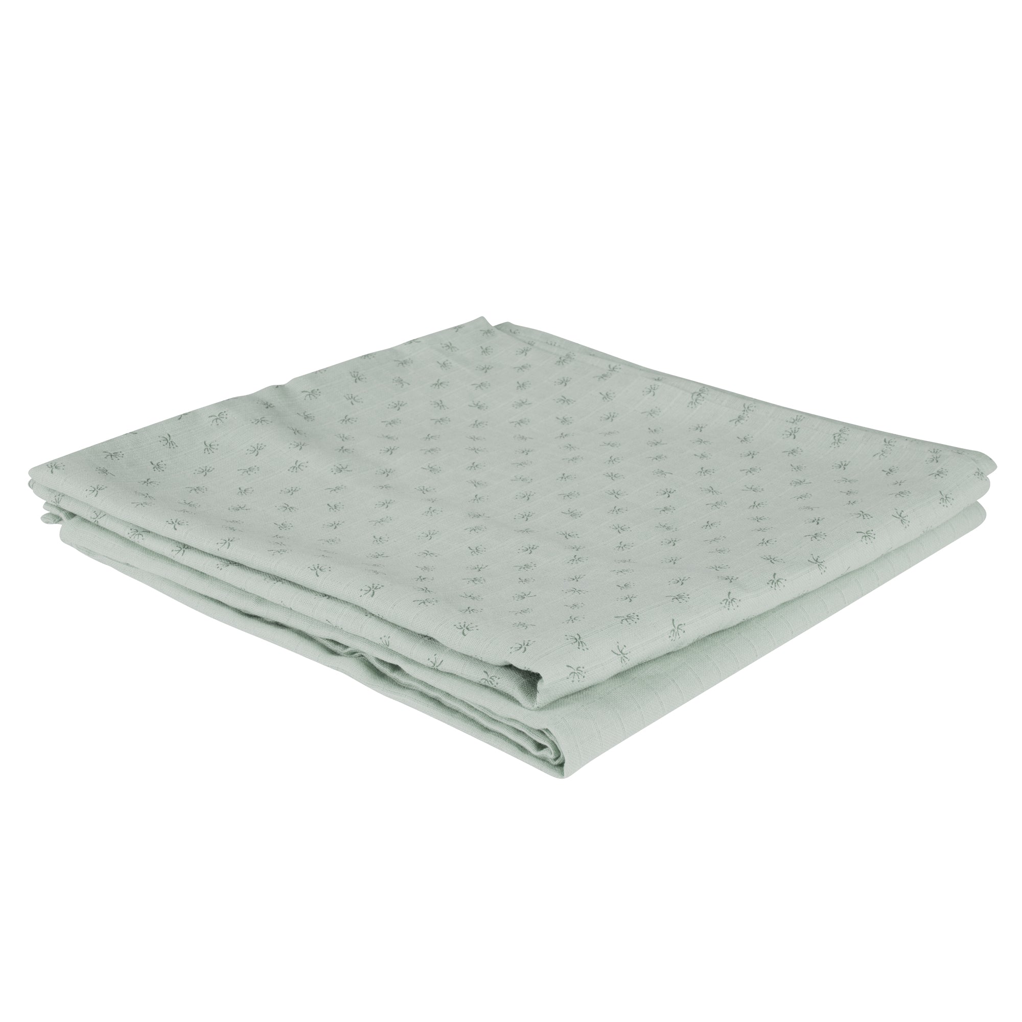 Roba 306130G240 2er Puck-/ Stilltuch Lil Planet grün frosty green – Krabbeldecken - Produktbild 2