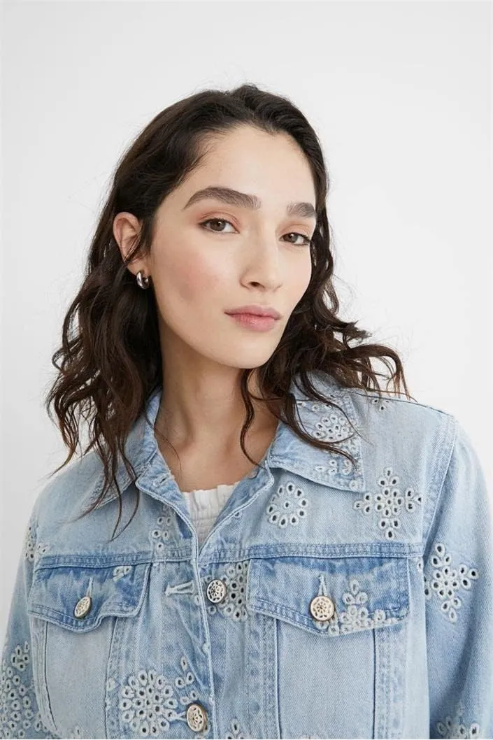 Desigual Damen Jeansjacke „Chaq Calm“ - Denim 21SWED155007 GR. 40