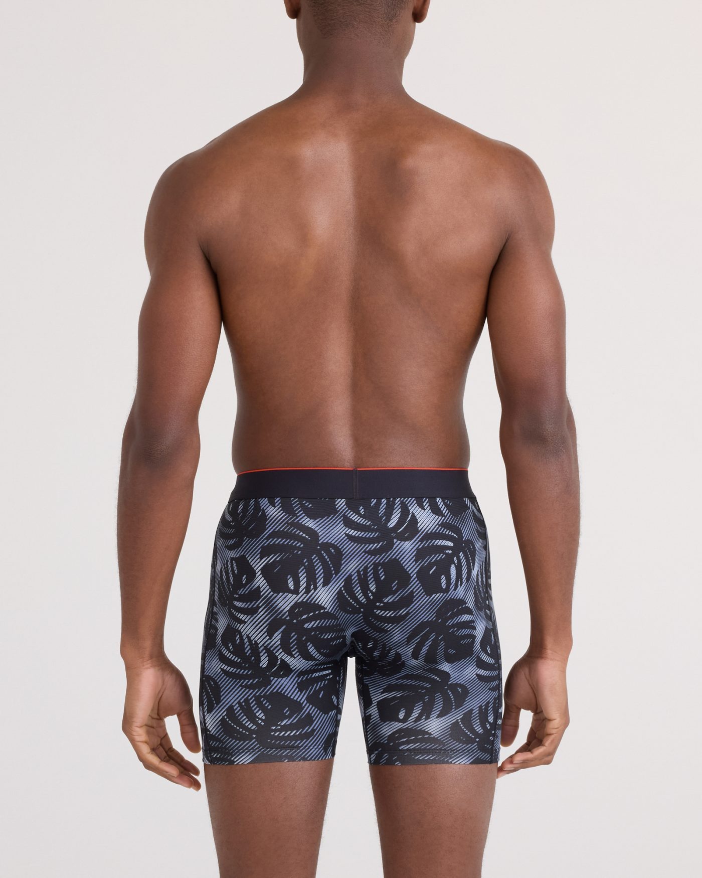 SAXX Boxershort Multi-Sport Mesh - Schwarz / Tropenprint
