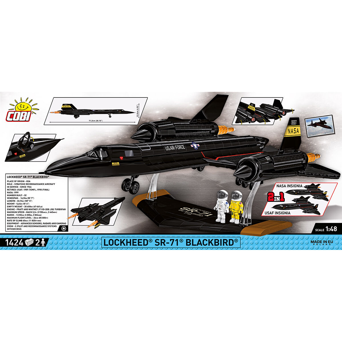 COBI 5890 - Lockheed SR-71 Blackbird Executive - Bild 4