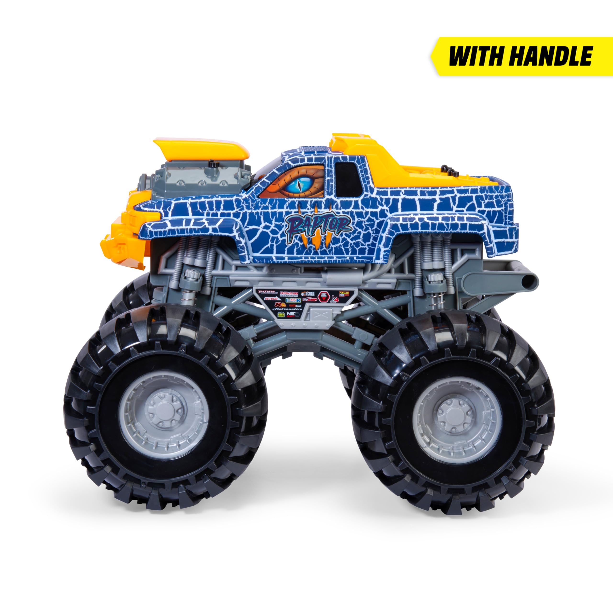 Dickie Monster Raptor Truck - Dino-Monstertruck mit Freilauf & Federung 203757007