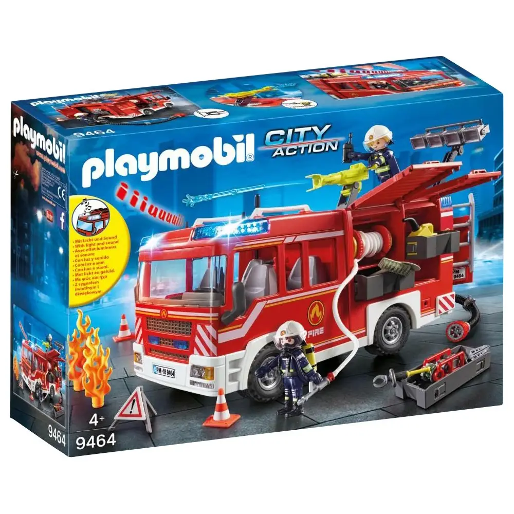 PLAYMOBIL 9464 City ActionFeuerwehr-Rüstfahrzeug mit Licht Sound