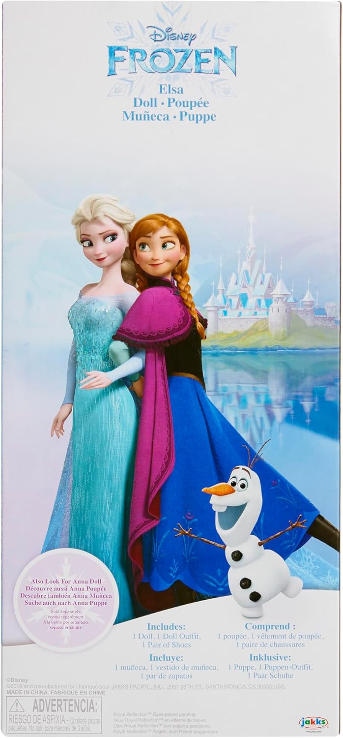 Disney Die Eiskönigin - Elsa Puppe Werbung, Plakat, Puppe, Spielzeug, Gesicht