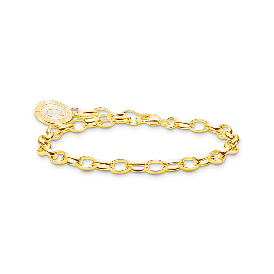 Thomas Sabo Armband Charm Club, Wh Kaltemaille, Go, Länge 17 cm X0287-427-39 Thomas, Sabo, Armband, Charm, Club, Wh, Kaltemaille, Go, Länge, 17, cm, X0287-427-39, Zubehor, Armreif, Schmuck, Gold, Halskette