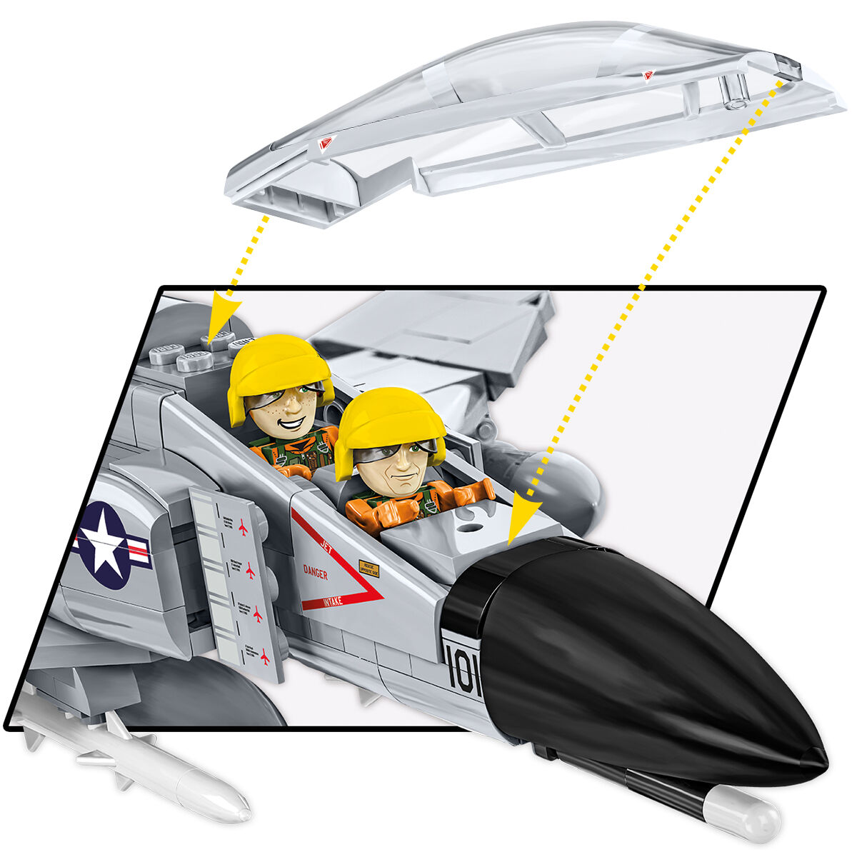 COBI 5897 - F-4 Phantom II - USS MIDWAY - Bild 11