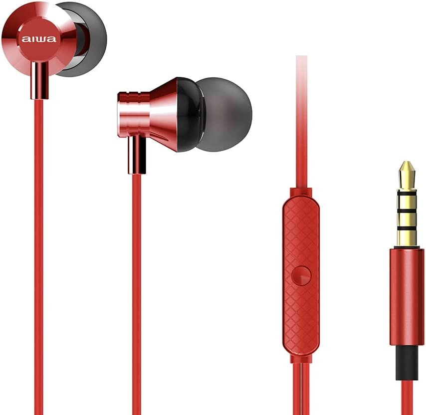 Aiwa_ESTM-50RD_In-ear_Kopfhörer_Rot, Elektronik