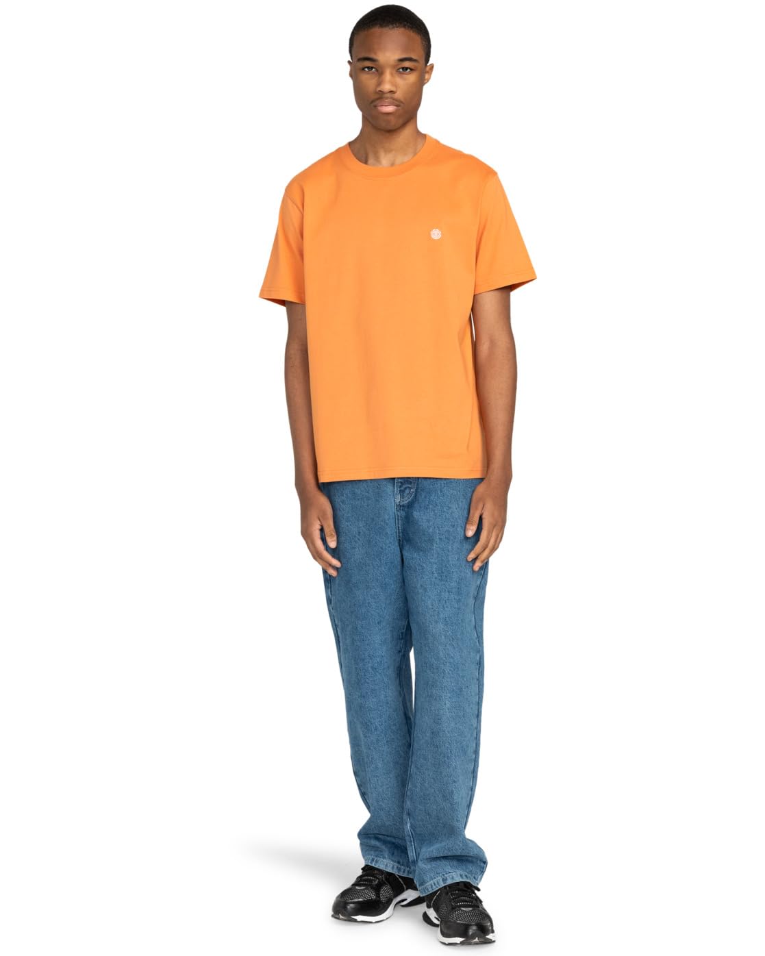 Element Icon Embroidery – T-Shirt für Männer, Orange GR. L