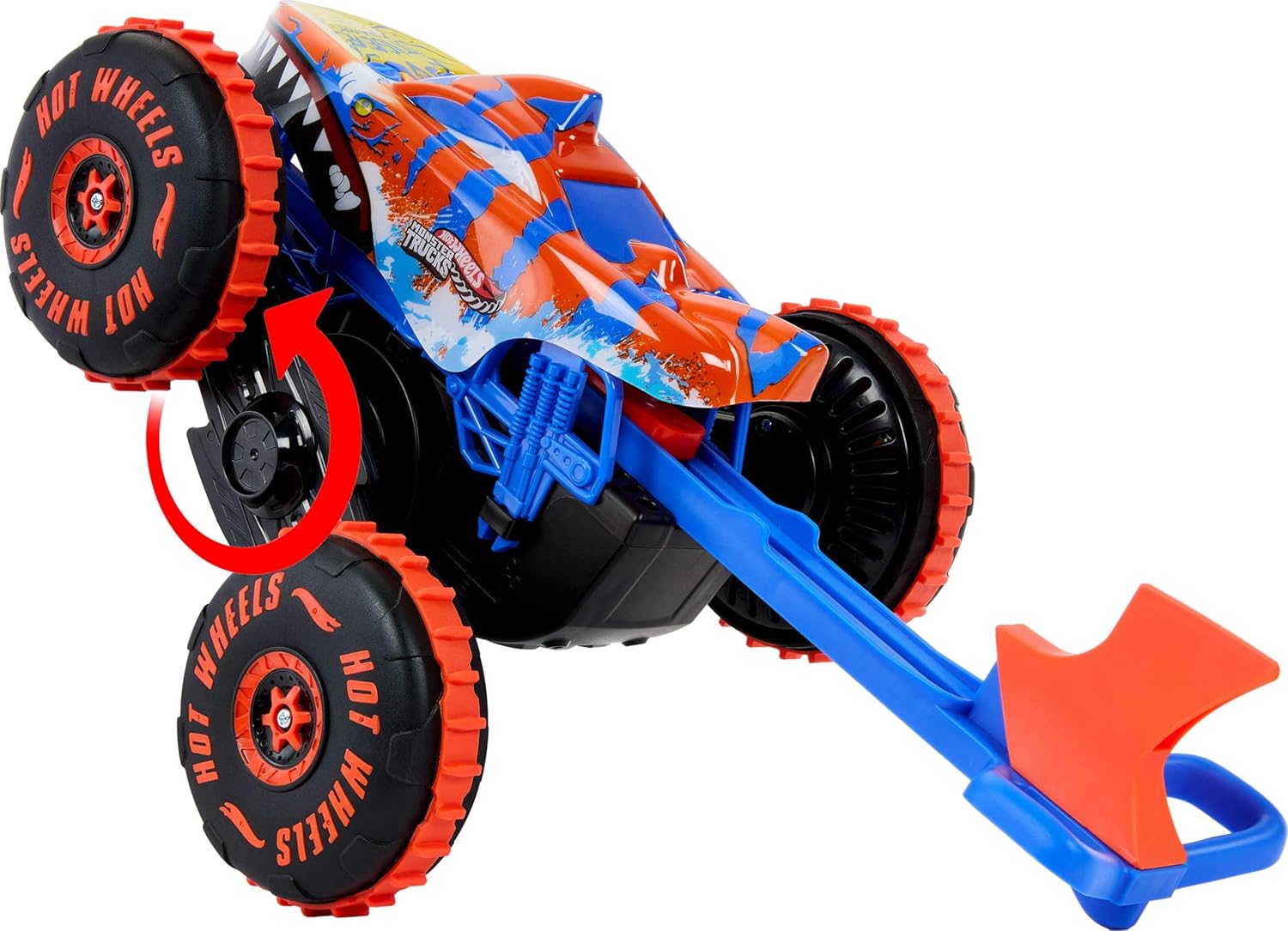 Hot Wheels Monster Trucks Tiger Shark Climber RC mit Fernbedienung JFR39