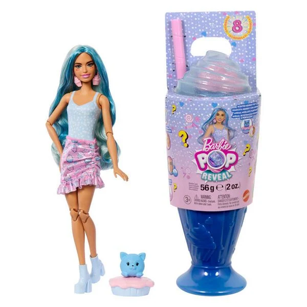 Barbie Pop! Reveal Treats Serie Blue Doll