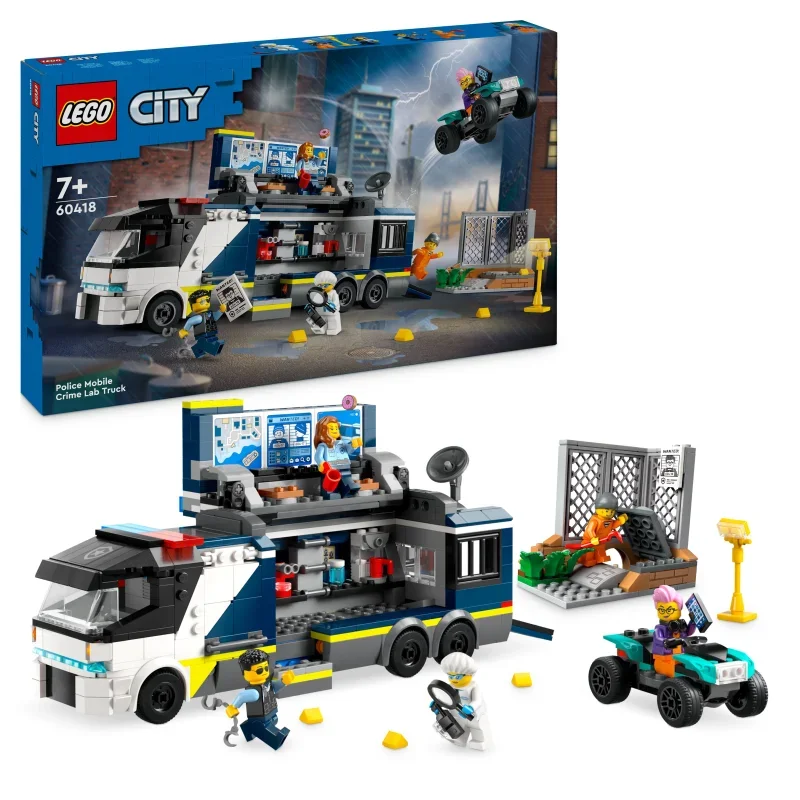 LEGO, 60418, Polizeitruck, Mit, Labor