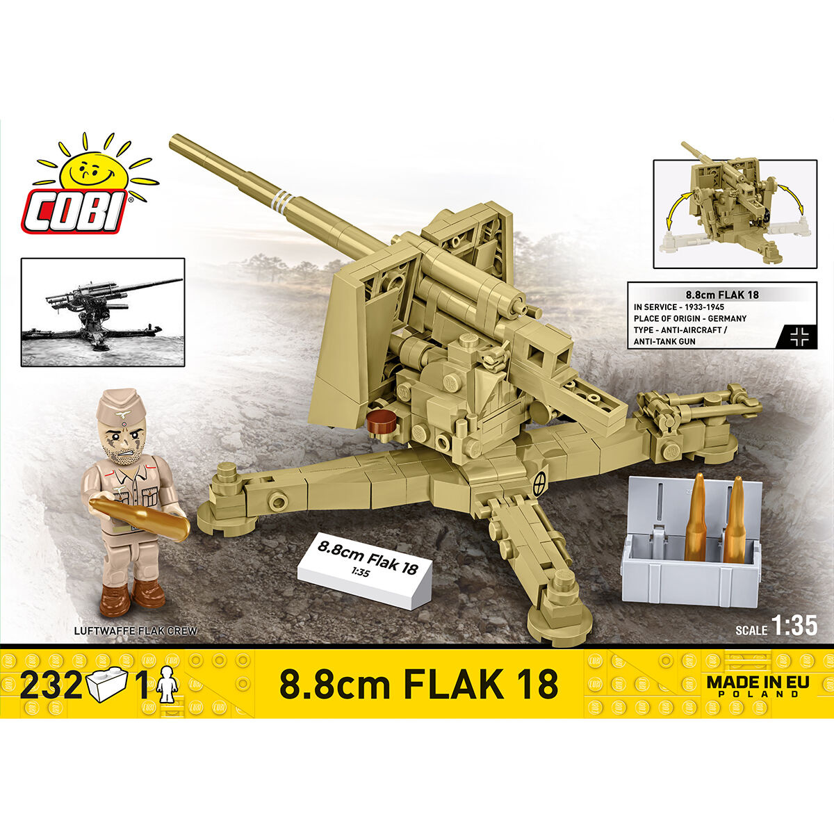 COBI 3141 - 8.8 CM FLAK 18 - Bild 4