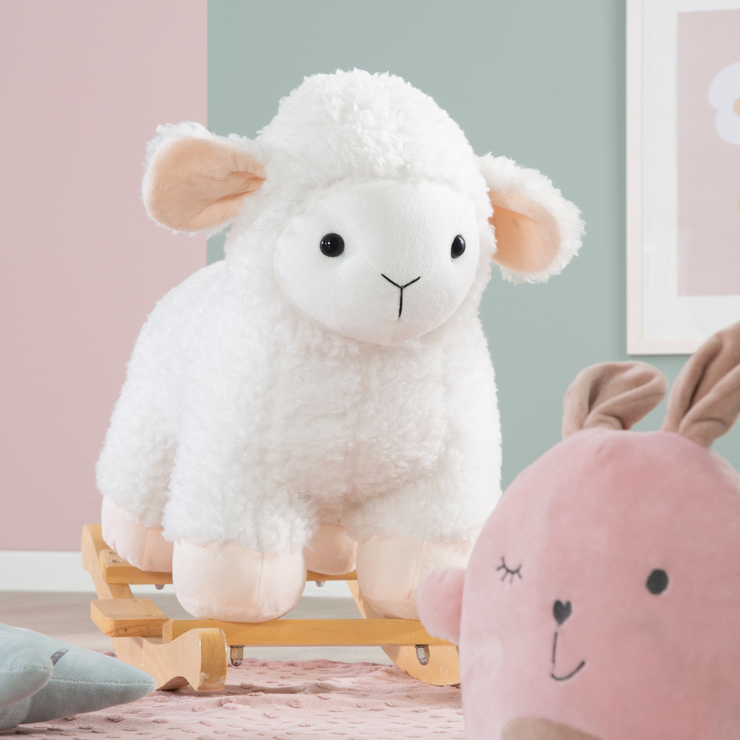 Roba 69032 Schaukeltier Schaf weiß – Spielen & Spaß - Produktbild 2