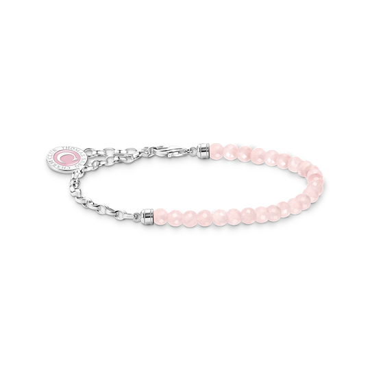 Thomas Sabo Armband Charm Club Rosenquarz Beads, Si, Länge 17 cm A2130-067-9 Thomas, Sabo, Armband, Charm, Club, Rosenquarz, Beads, Si, Länge, 17, cm, A2130-067-9, Zubehor, Armreif, Schmuck