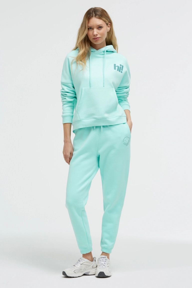 SENSES 2602365712 Hoodie SE: RENITY mit Print, Damen, Türkis