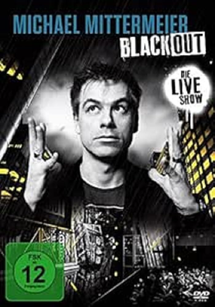 Film_Blackout_Mittermeier,Michael, Werbung, Plakat, Veröffentlichung, Mann, Person