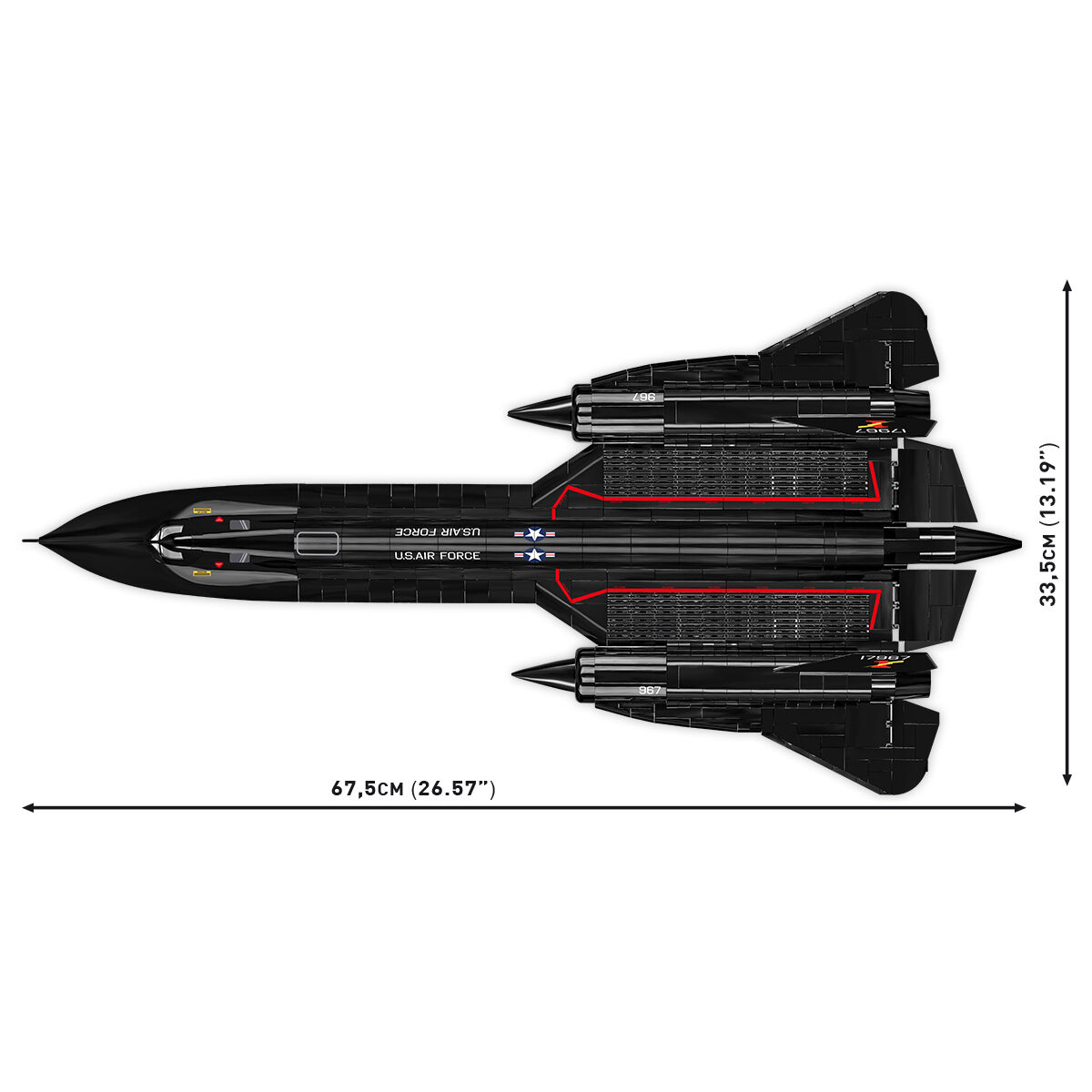 COBI 5891 - Lockheed SR-71 Blackbird - Bild 11