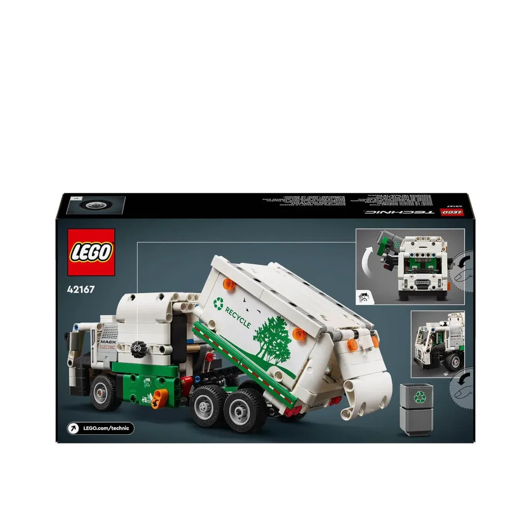 LEGO® Technic™ Mack® Lr Electric Müllwagen 42167