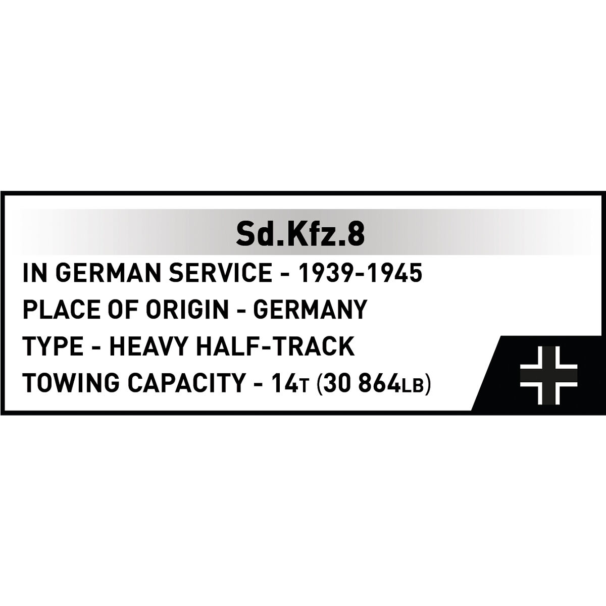 COBI 3143 - SD.KFZ.8 UND 8.8 CM FLAK 36 - Bild 15