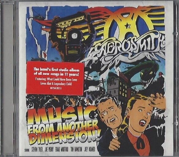 Aerosmith_Music_From_Another_Dimension, Buch, Comics, Veröffentlichung, Werbung, Plakat