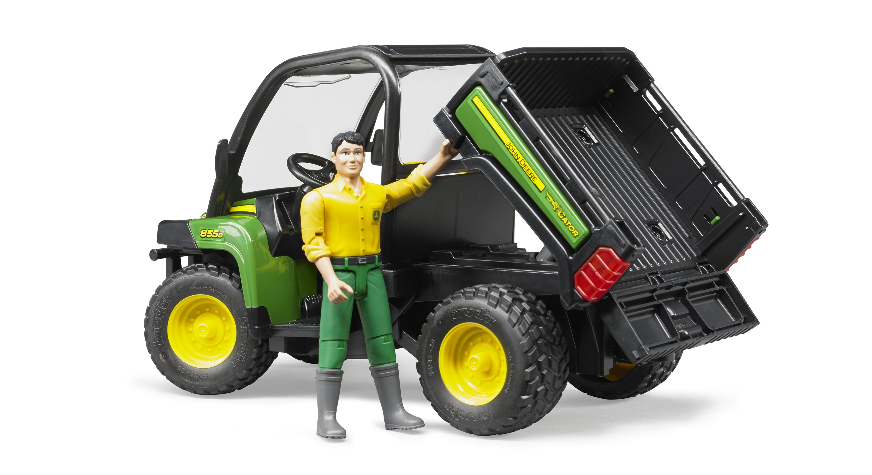 BRUDER 02490 - John Deere Gator XUV 855D mit Fahrer - Bild 3