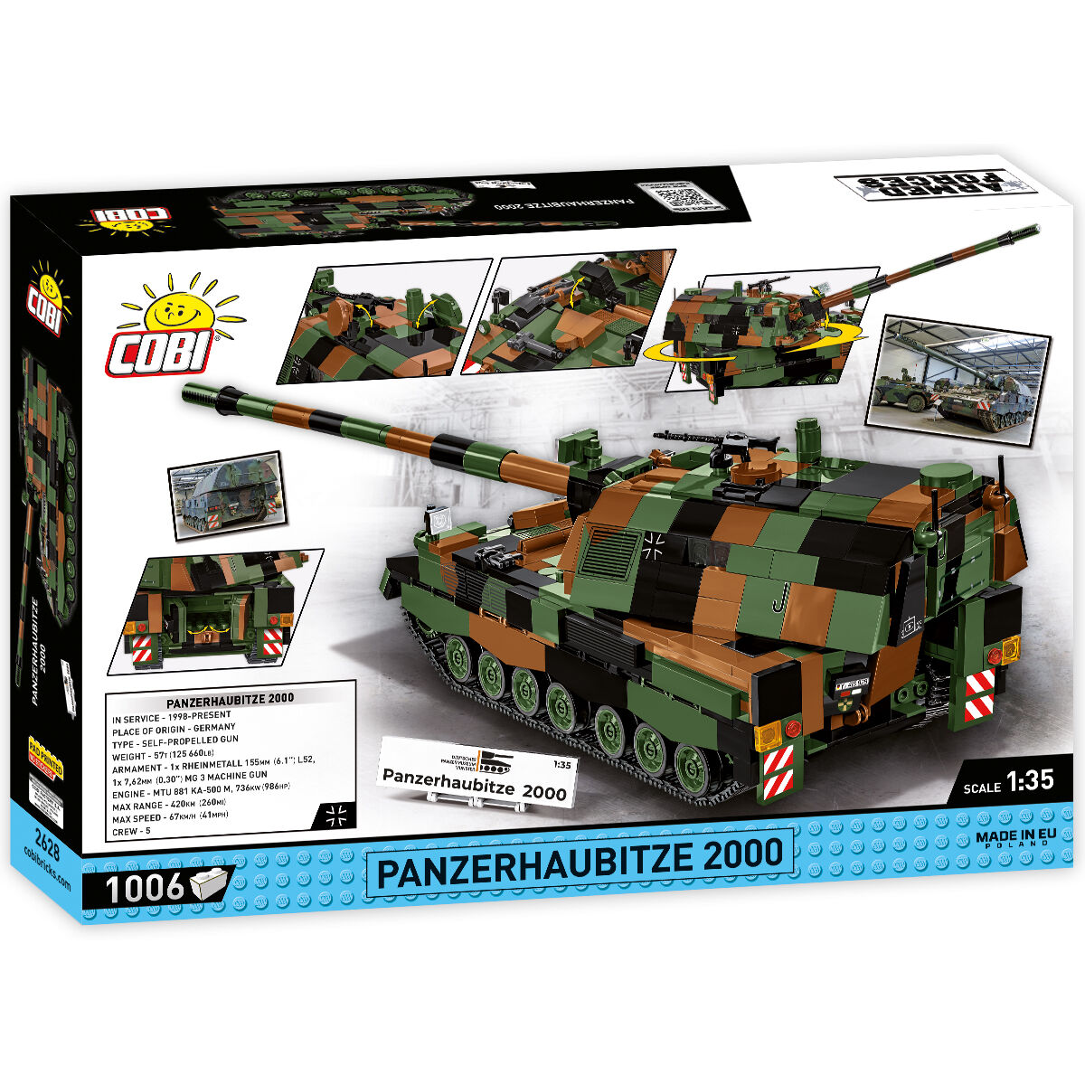 COBI 2628 - Panzerhaubitze 2000 Maßstabb 1:35) - Bild 2