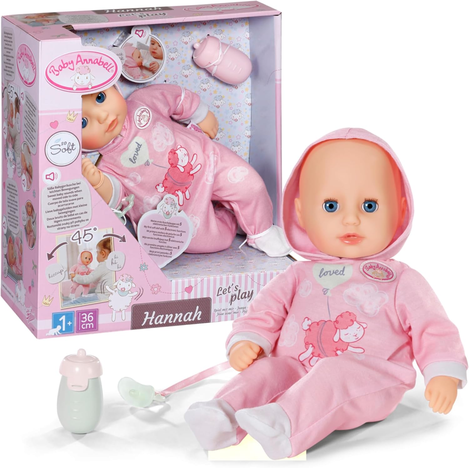Baby Annabell Hannah Spiel mit mir, 36cm Baby, Annabell, Hannah, Spiel, mit, mir, 36cm