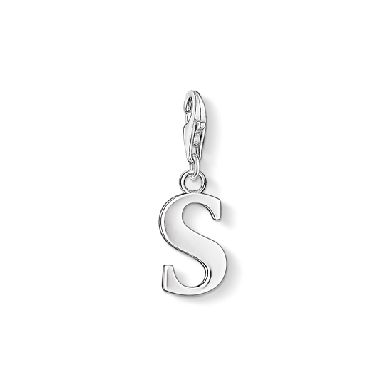 Thomas Sabo Anhänger Charm-Club Buchstabe S Silber Thomas, Sabo, Anhänger, Charm-Club, Buchstabe, S, Silber, Zubehor, Ohrring, Schmuck