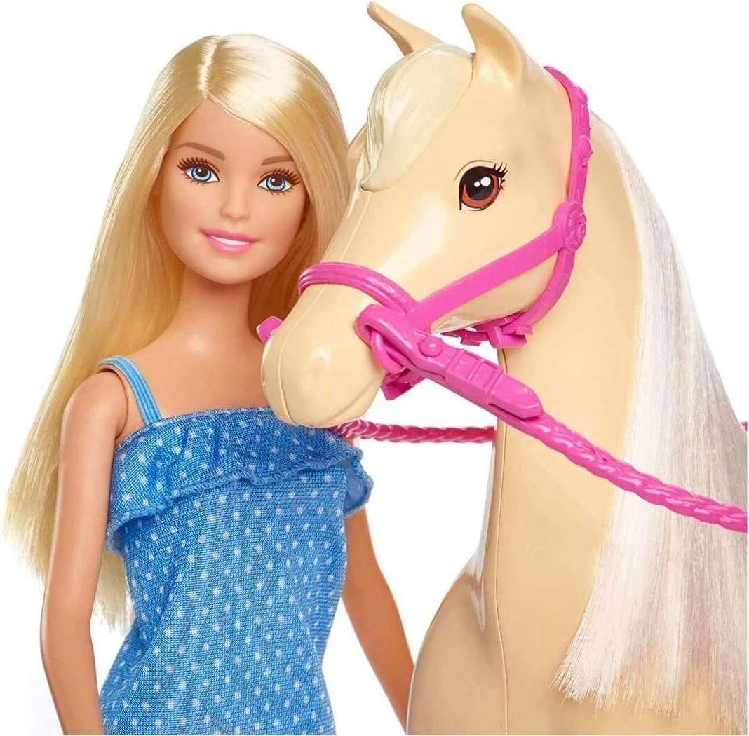 Barbie® Pferd und Puppe FXH13